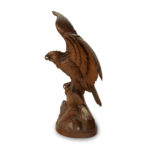 A ‘Black Forest’ linden wood eagle side