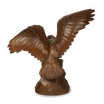 A ‘Black Forest’ linden wood eagle back