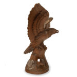 A ‘Black Forest’ linden wood eagle detail