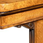 A Fine Quality Amboyna Veneered George IV Period Writing Table, Attributed to Morel and Seddon details