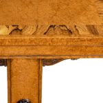A Fine Quality Amboyna Veneered George IV Period Writing Table detail