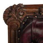 A large and fine rosewood Regency armchair detailing
