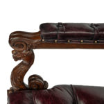 A large and fine pair of rosewood Regency armchairs
