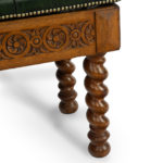 A set of Victorian oak Jockey scales by Youngs detail legs