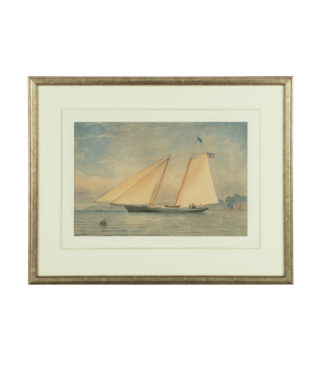 Attributed to Thomas Sewell Robins: The Schooner Yacht America, 1851