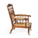 The HMS Bellerophon oak armchair side