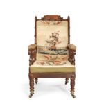 HMS Bellerophon oak armchair 1805 front