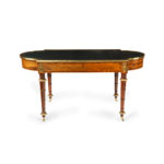 A Regency ormolu mounted rosewood table drawer back view
