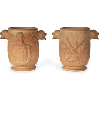 A Pair of Davenport Admiral Lord Nelson Terracotta Wine Coolers Main image of both