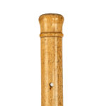 The substantial plain whaler’s cane of Oliver Wilkins