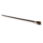 A novelty snakewood cane with a cat’s head