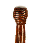 The Turk’s head folk cane of B. Phipps, dated 1831 back