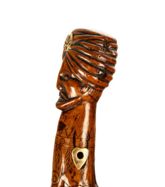 The Turk’s head folk cane of B. Phipps, dated 1831