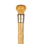 The plain whalebone cane of J Godden, dated 1896