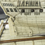 bone Napoleonic prisoner of war model boat