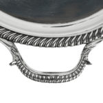 Admiral Sir John Duckworth’s George III Silver Salver, by John Mewburn 1813 hallmark handle