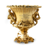 A George IV Royal Yacht Club silver gilt racing trophy won by Menai in 1829 - Main Image