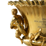 George IV Royal Yacht Club silver gilt racing trophy won by Menai in 1829 details