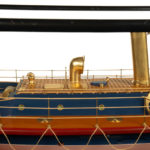 Sir Harold Dudley Clayton's Hydraulic Steam Lifeboat: City of Glasgow, 1894 detail in case