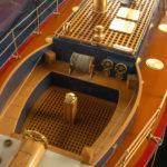 Sir Harold Dudley Clayton's Hydraulic Steam Lifeboat details close up