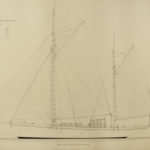 Sir Harold Dudley Clayton: Naval architect and boat builder’s plans for Zinita, 1909