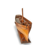 Victorian shipyard model of a sloop side