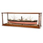 A cased shipyard model of S.S. Burbridge/S.S. Burcombe, 1912