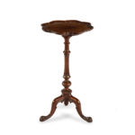 A mid Victorian mahogany wine table attributed to Gillows