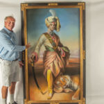 A Painting of Maharaja Duleep Singh with Charles Wallrock