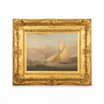 An oil on canvas of William Paget, Marquess of Anglesey’s yacht Pearl by Nicolas Condy