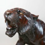 Bronze tiger 3/4 life size face