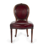 A set of ten Victorian mahogany dining chair