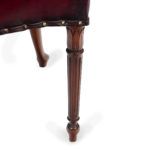 A set of ten Victorian mahogany dining chair leg