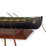 A fine model of Royal Navy ship’s rowing gig