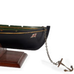 A fine model of Royal Navy ship’s rowing gig anchor