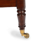 Regency mahogany library chairs leg