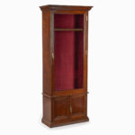 Late Victorian oak gun cabinet main