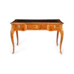 A Victorian kingwood marquetry writing table in the French taste