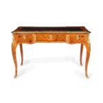 A Victorian kingwood marquetry writing table in the French taste