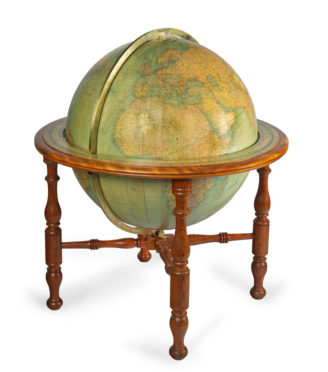 A large 30 inch W. & . A. K. Johnston library globe