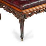 An early Victorian rosewood stool