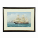 A Luca Papaluca gouache painting of Royal Yacht Squadron yacht ‘MY Fantôme II, RYS