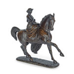 Bronze equestrian portrait of Queen Victoria by Thornycroft