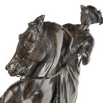 Bronze equestrian portrait of Queen Victoria