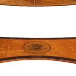 An unusual George III satinwood side table details