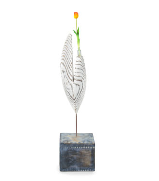 sculpture/flower holder by Martin Scorey