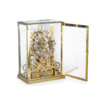 A very fine mid Victorian skeleton clock by Johnston of London open