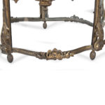 A Napoleon III pentagonal ormolu hanging lantern base