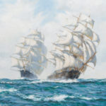 Tea clipper ‘Taeping’ closing on ‘Ariel’ by Henry Scott