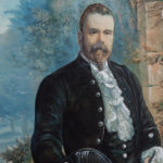 A large portrait of Provost Samuel Leckie as he was presented to Queen Victoria in 1897, William A. Donnelly